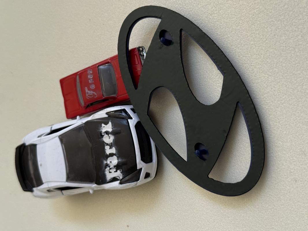 Hyundai Mavi Panjur Arması 3M 3D ABS