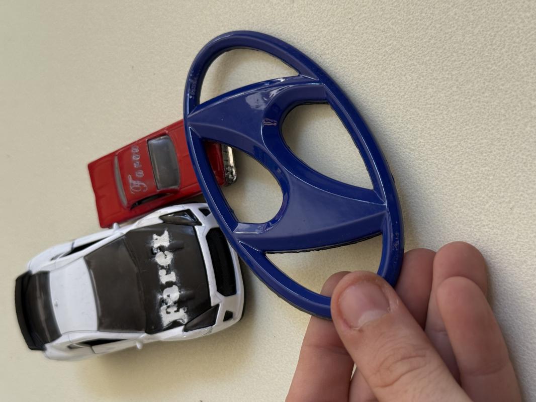 Hyundai Mavi Panjur Arması 3M 3D ABS