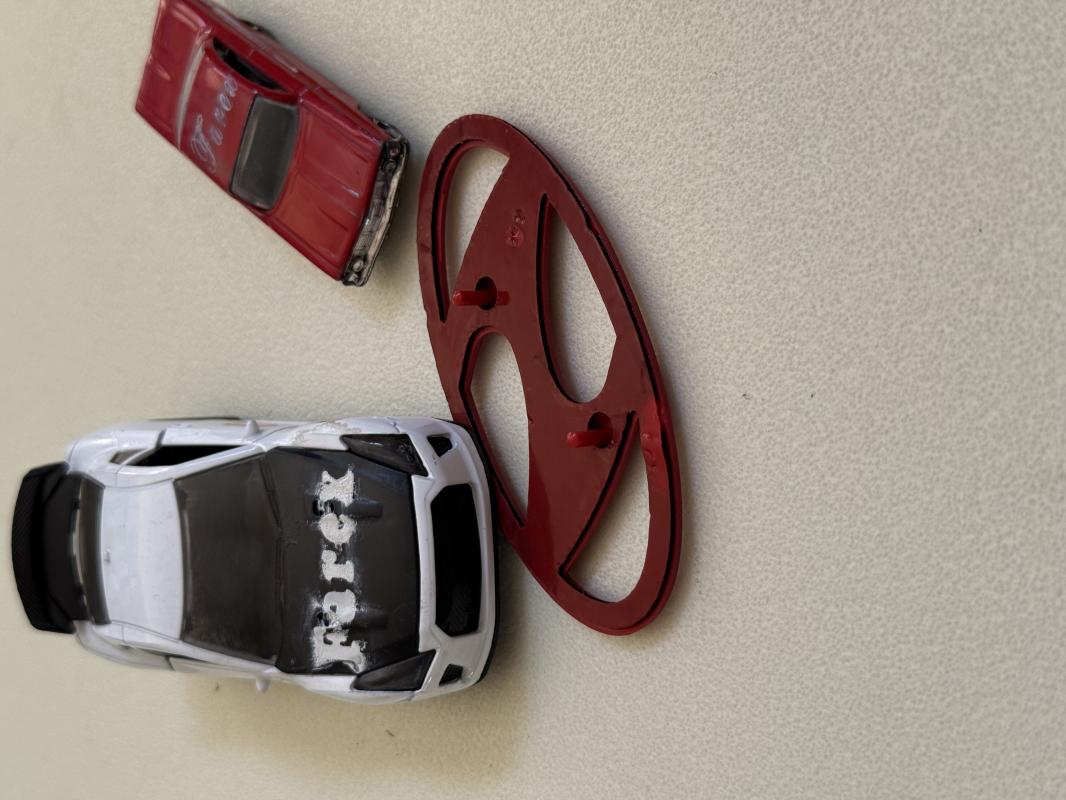 Hyundai Kırmızı Panjur Arması 3M 3D ABS