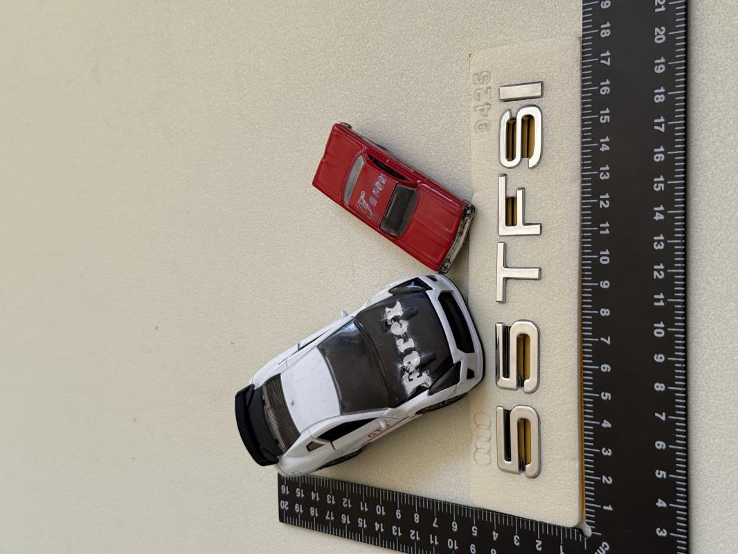 Audi 55 TFSI Krom Bagaj Yazısı 3M 3D ABS
