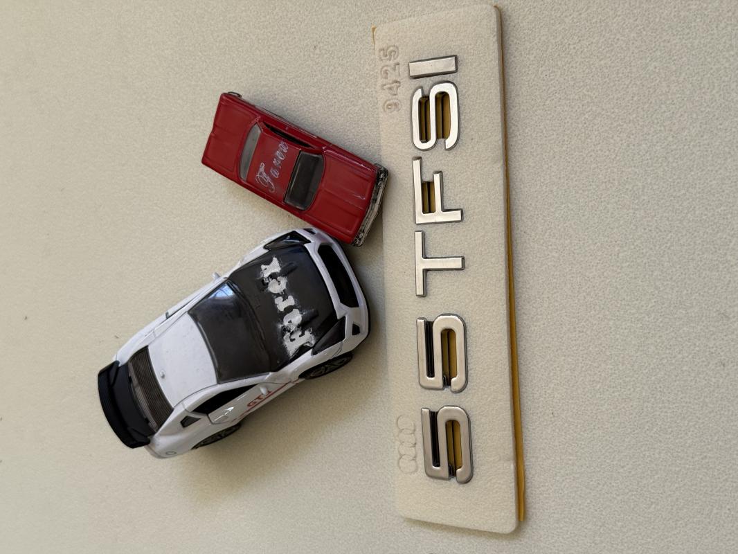 Audi 55 TFSI Krom Bagaj Yazısı 3M 3D ABS