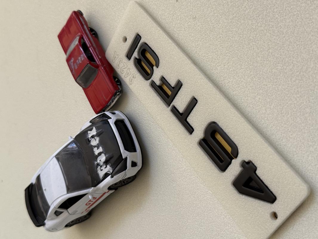 Audi 45 TFSI Piano Black Bagaj Yazısı 3M 3D ABS