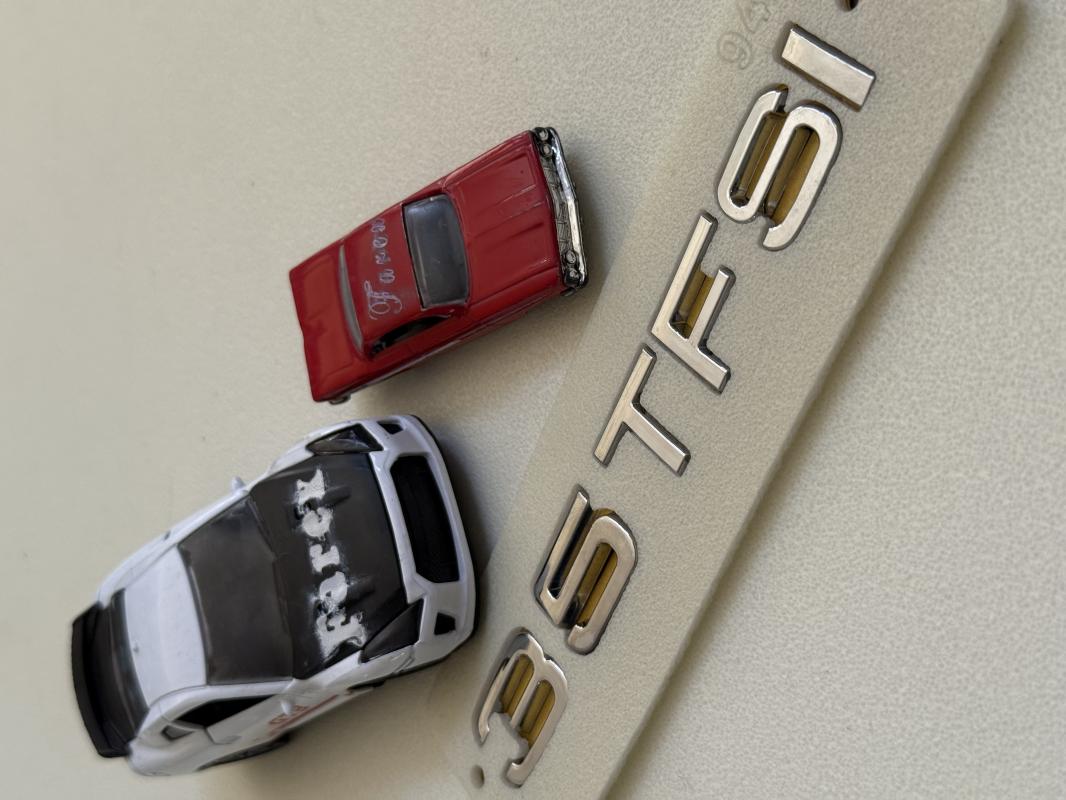 Audi 35 TFSI Krom Bagaj Yazısı 3M 3D ABS