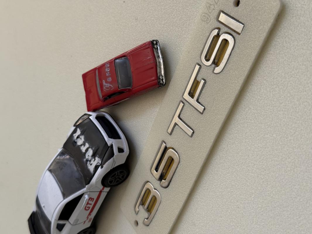 Audi 35 TFSI Krom Bagaj Yazısı 3M 3D ABS