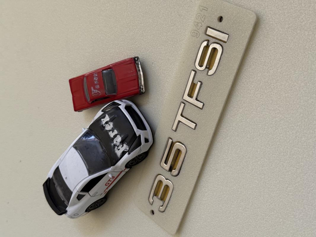 Audi 35 TFSI Krom Bagaj Yazısı 3M 3D ABS