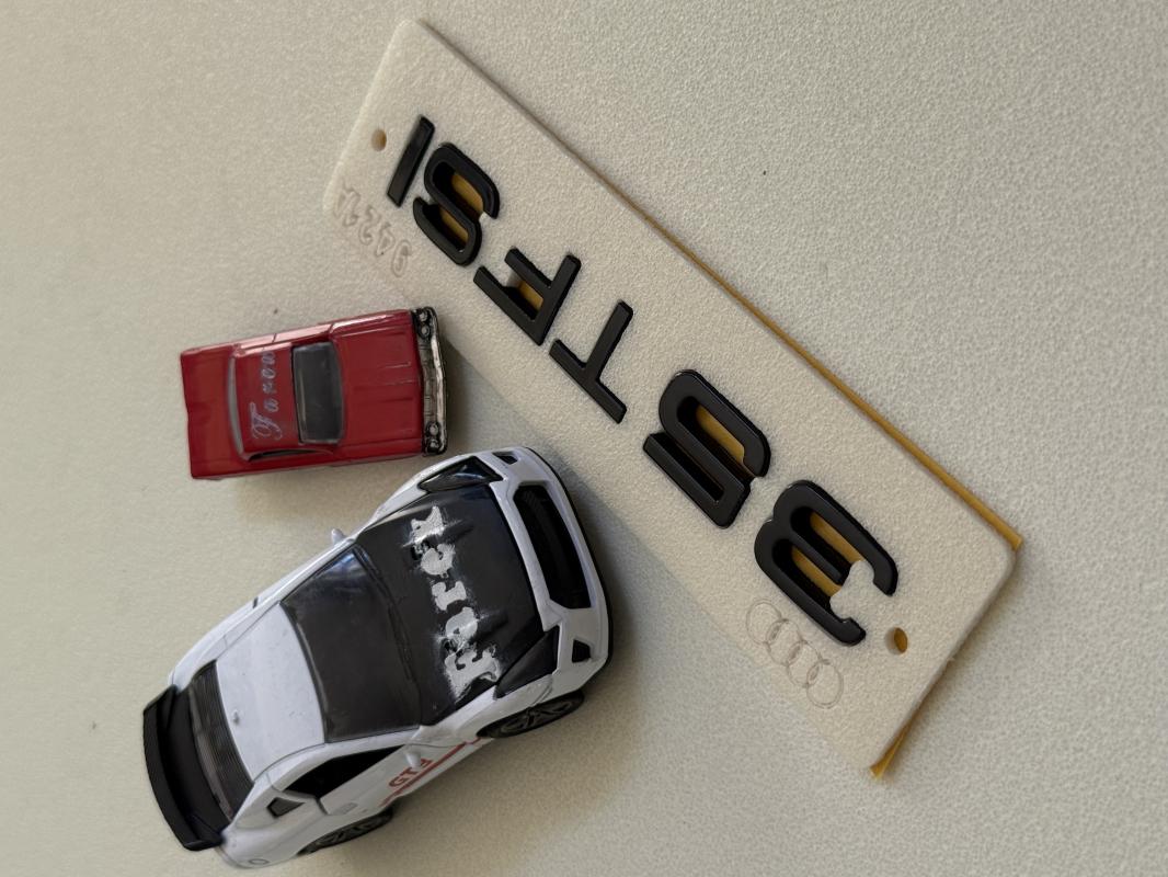 Audi 35 TFSI Piano Black Bagaj Yazısı 3M 3D ABS