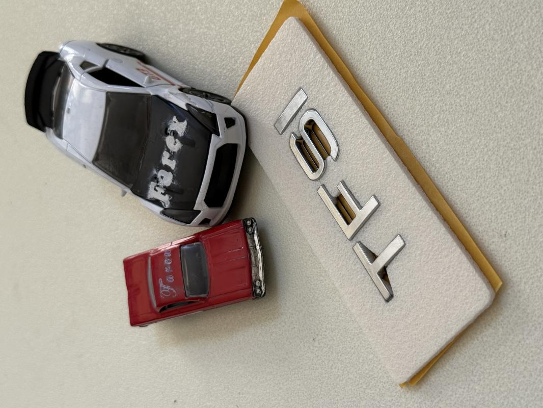Audi TFSI Krom Bagaj Yazısı 3M 3D ABS