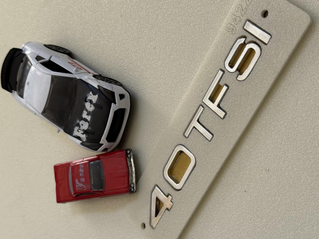 Audi 40 TFSI Krom Bagaj Yazısı 3M 3D ABS