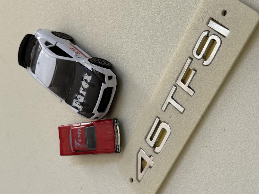 Audi 45 TFSI Krom Bagaj Yazısı 3M 3D ABS