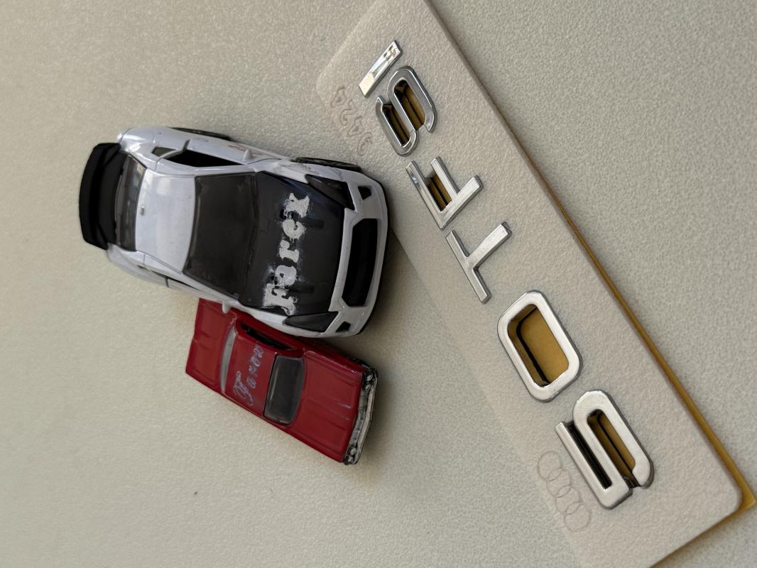 Audi 50 TFSI Krom Bagaj Yazısı 3M 3D ABS