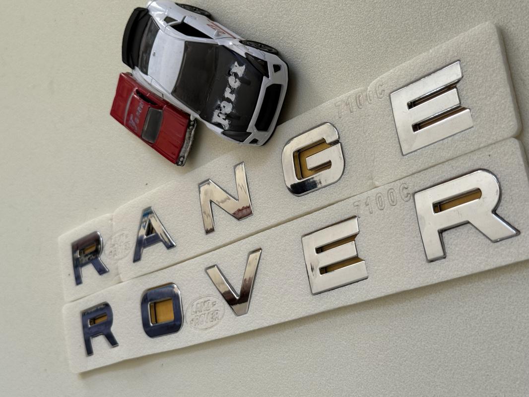 Range Rover Krom Bagaj Yazısı 3M 3D ABS