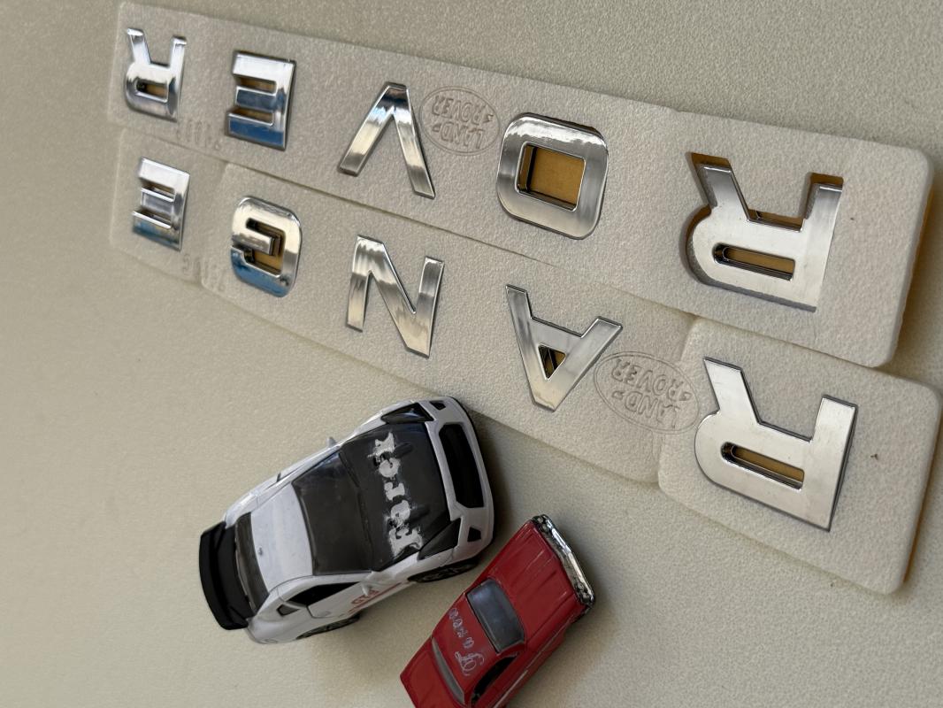 Range Rover Krom Bagaj Yazısı 3M 3D ABS
