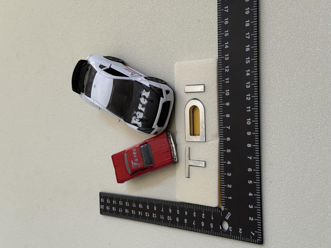 Audi TDI Krom Bagaj Yazısı 3M 3D ABS