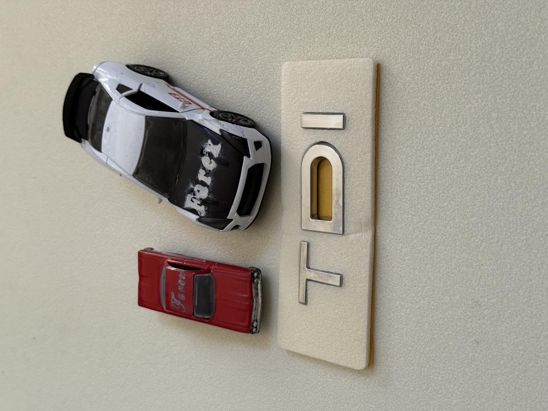 Audi TDI Krom Bagaj Yazısı 3M 3D ABS