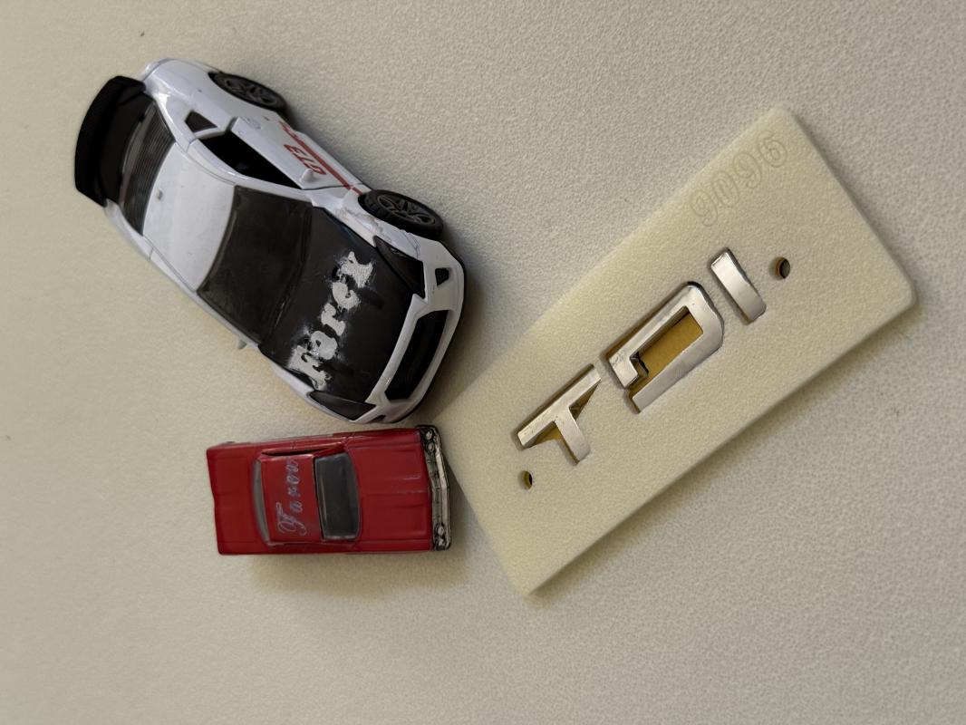 Seat TDI Krom Bagaj Yazısı 3M 3D ABS