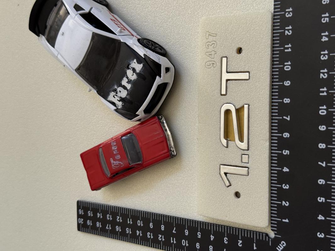 Audi 1.2T Krom Bagaj Yazısı 3M 3D ABS