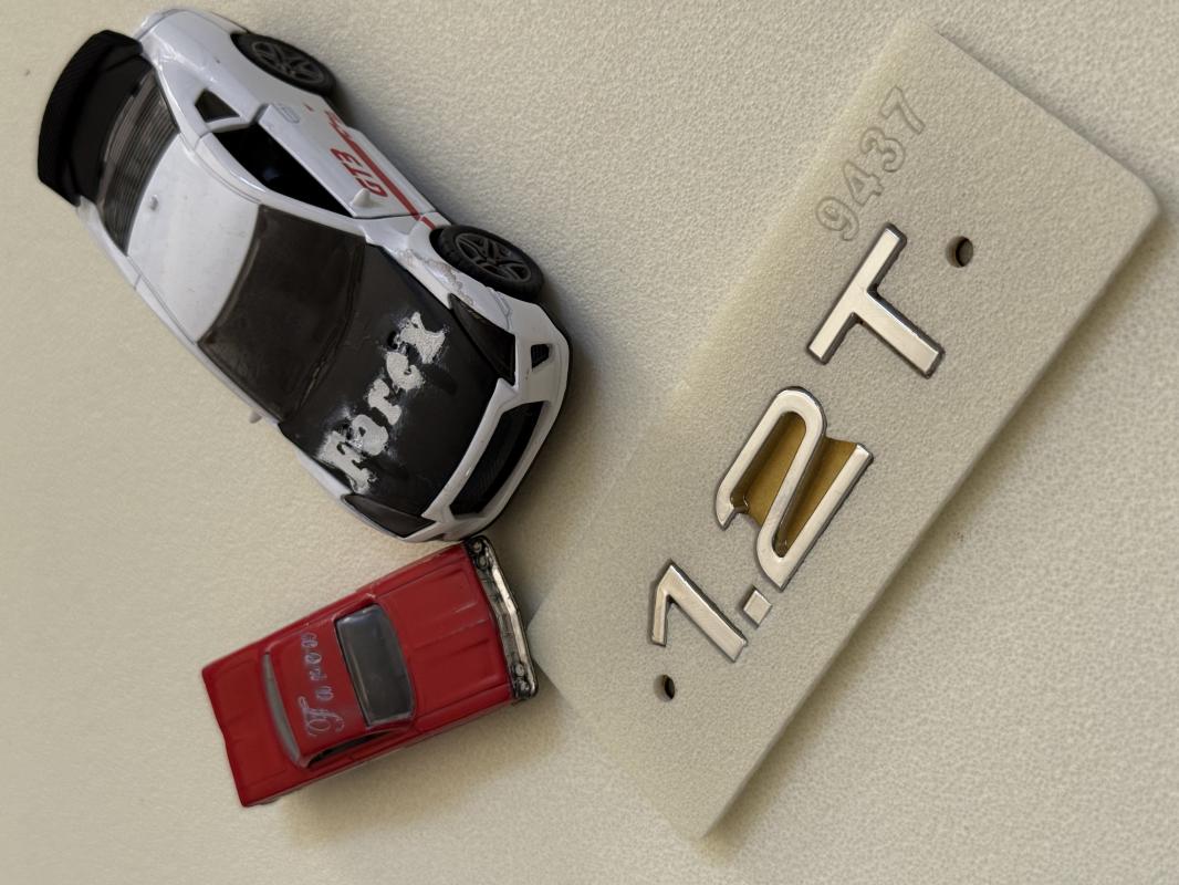 Audi 1.2T Krom Bagaj Yazısı 3M 3D ABS