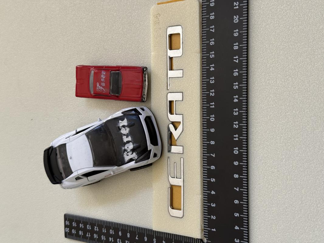 Kia Cerato Krom Bagaj Yazısı 3M 3D ABS