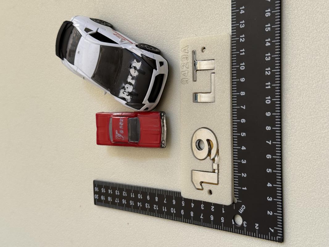 Volkswagen 1.9 LT Krom Bagaj Yazısı 3M 3D ABS