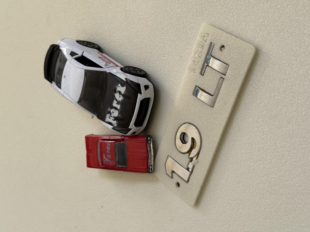 Volkswagen 1.9 LT Krom Bagaj Yazısı 3M 3D ABS