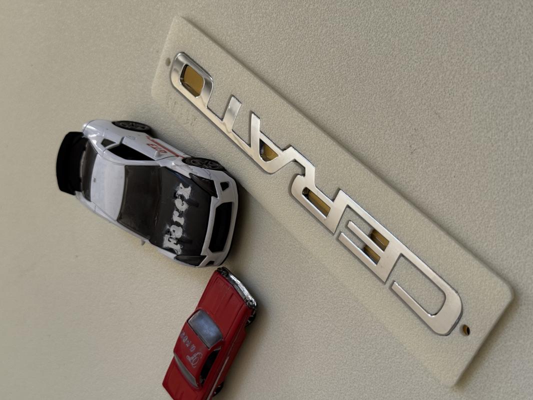 Kia Cerato Krom Bagaj Yazısı 3M 3D ABS