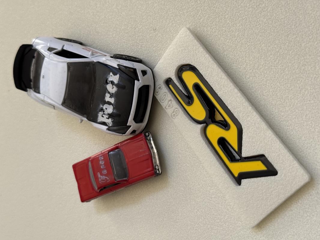 RS Sarı-Piano Black Bagaj Yazısı 3M 3D ABS