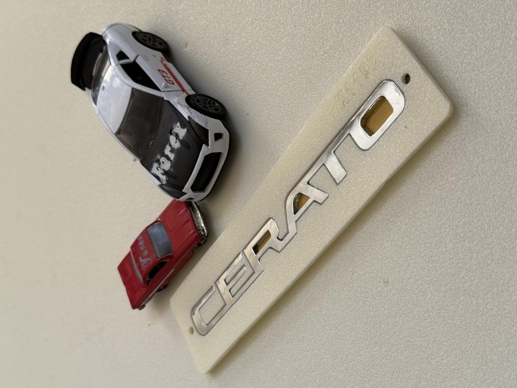 Kia Cerato Krom Bagaj Yazısı 3M 3D ABS