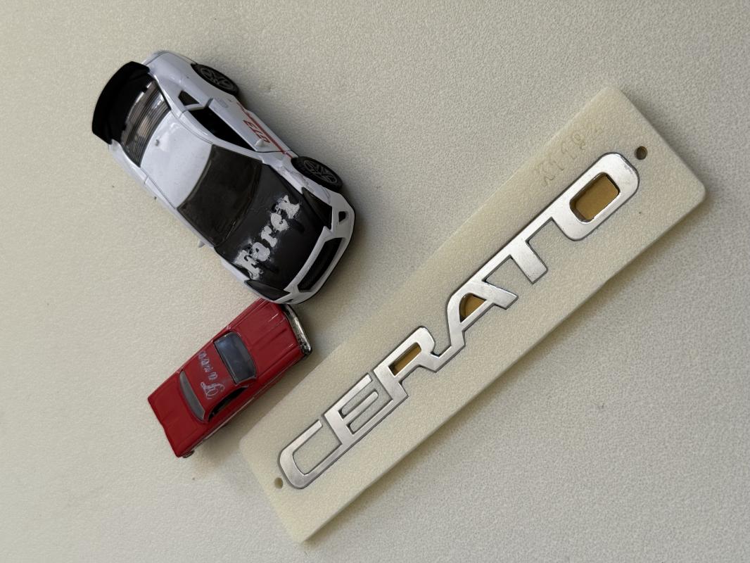 Kia Cerato Krom Bagaj Yazısı 3M 3D ABS