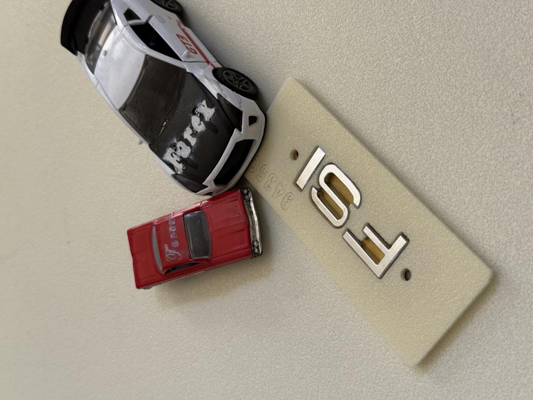 Audi FSI Krom Bagaj Yazısı 3M 3D ABS