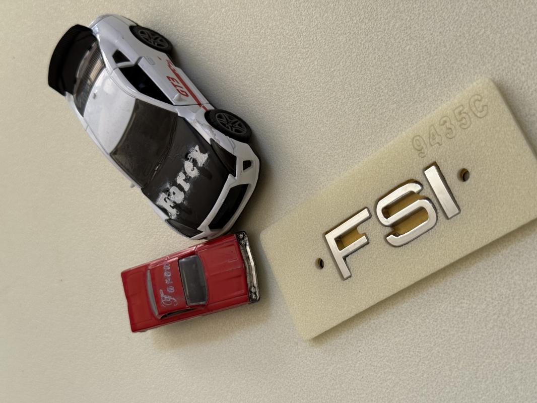 Audi FSI Krom Bagaj Yazısı 3M 3D ABS