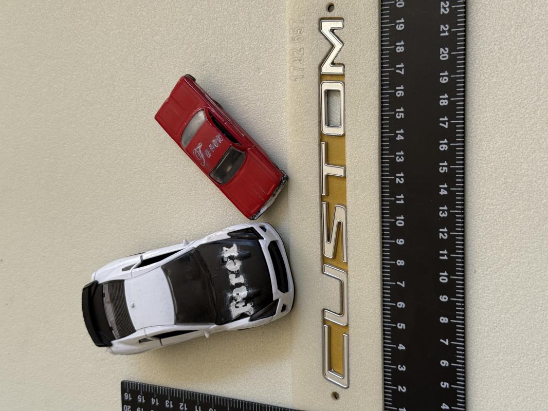 Ford Custom Krom Bagaj Yazısı 3M 3D ABS