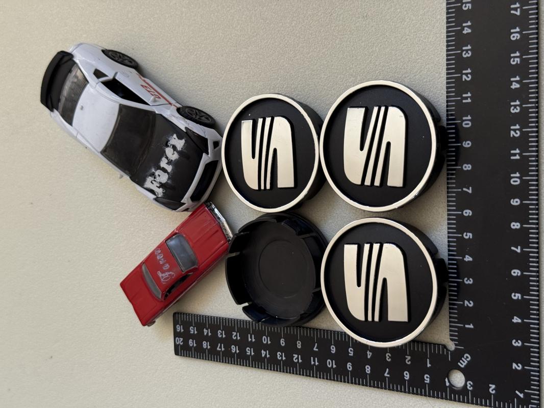 Seat Piano Black Jant Kapak Arması Seti 4’lü 3M 3D ABS