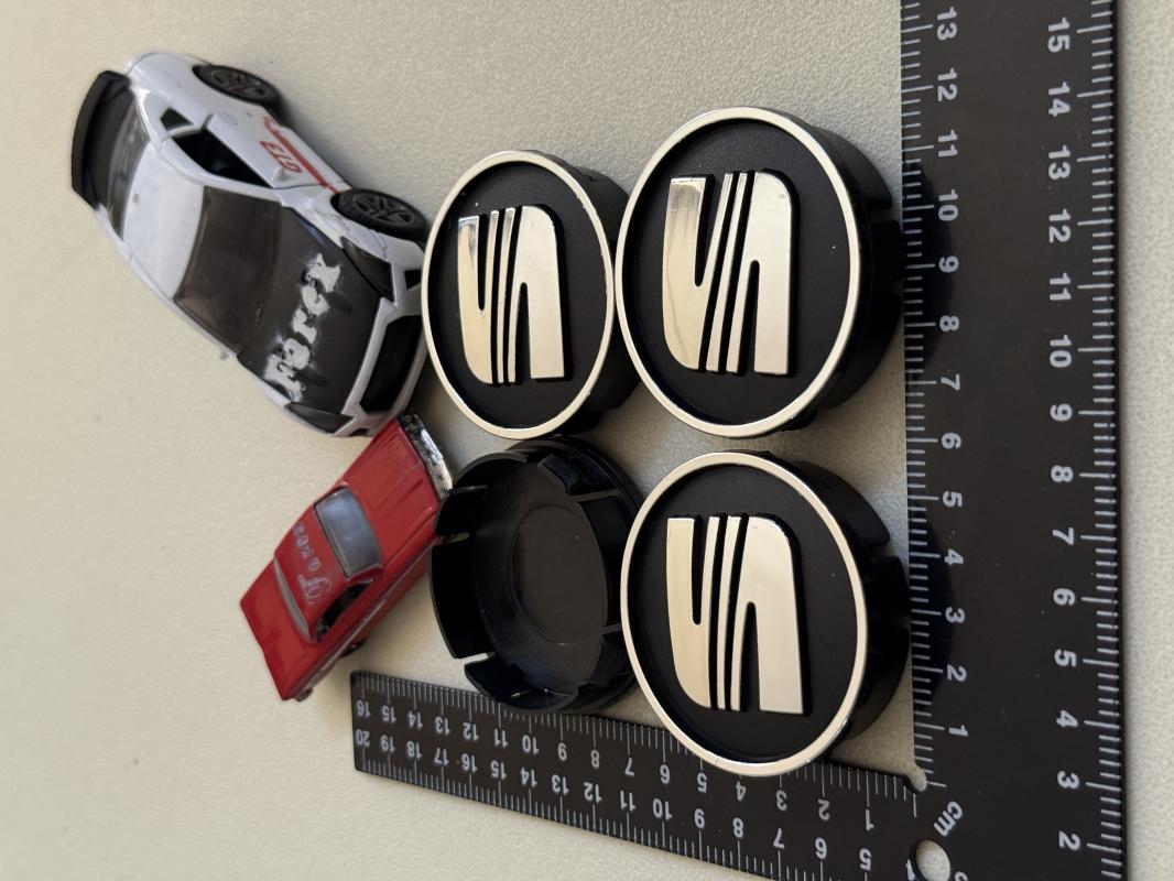 Seat Piano Black Jant Kapak Arması Seti 4’lü 3M 3D ABS