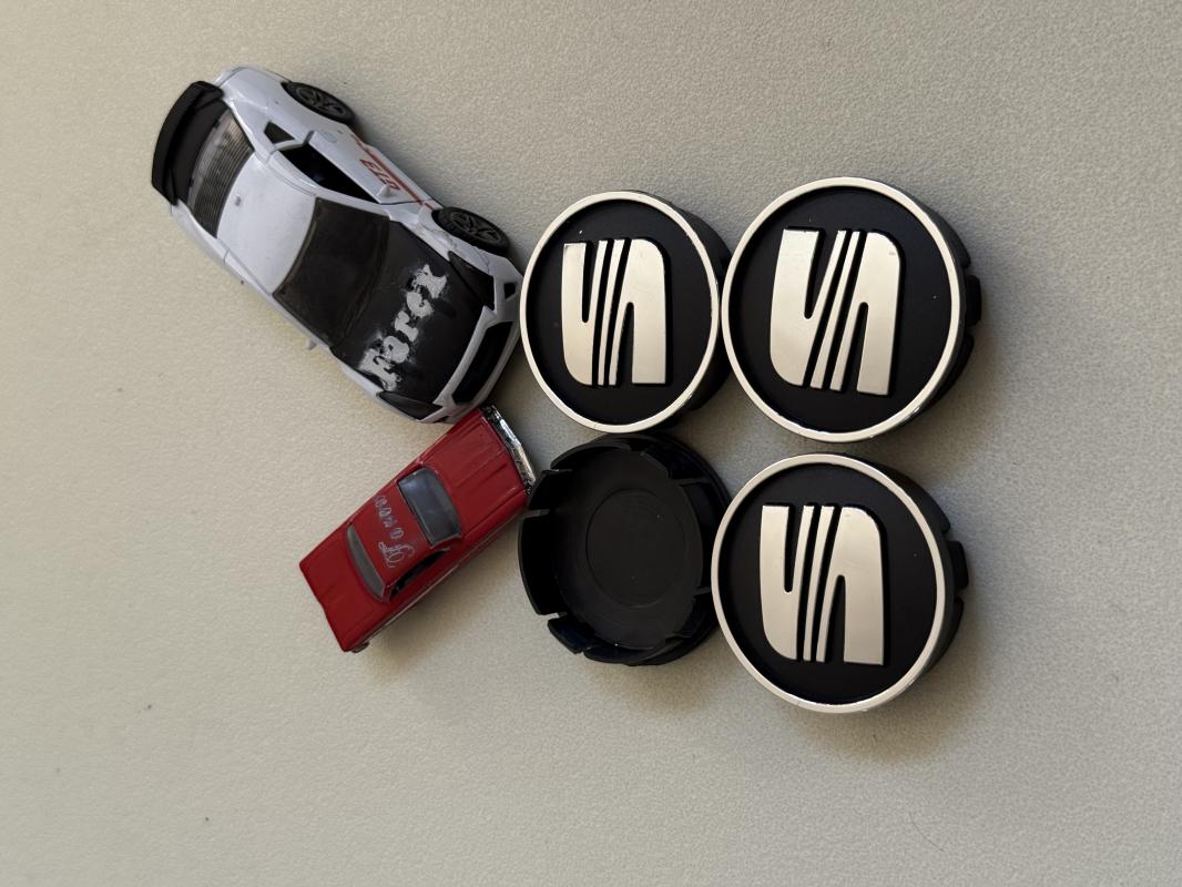 Seat Piano Black Jant Kapak Arması Seti 4’lü 3M 3D ABS