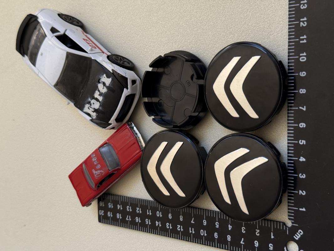 Citroen Piano Black Jant Kapak Arması Seti 4’lü 3M 3D ABS