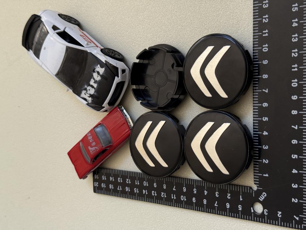 Citroen Piano Black Jant Kapak Arması Seti 4’lü 3M 3D ABS