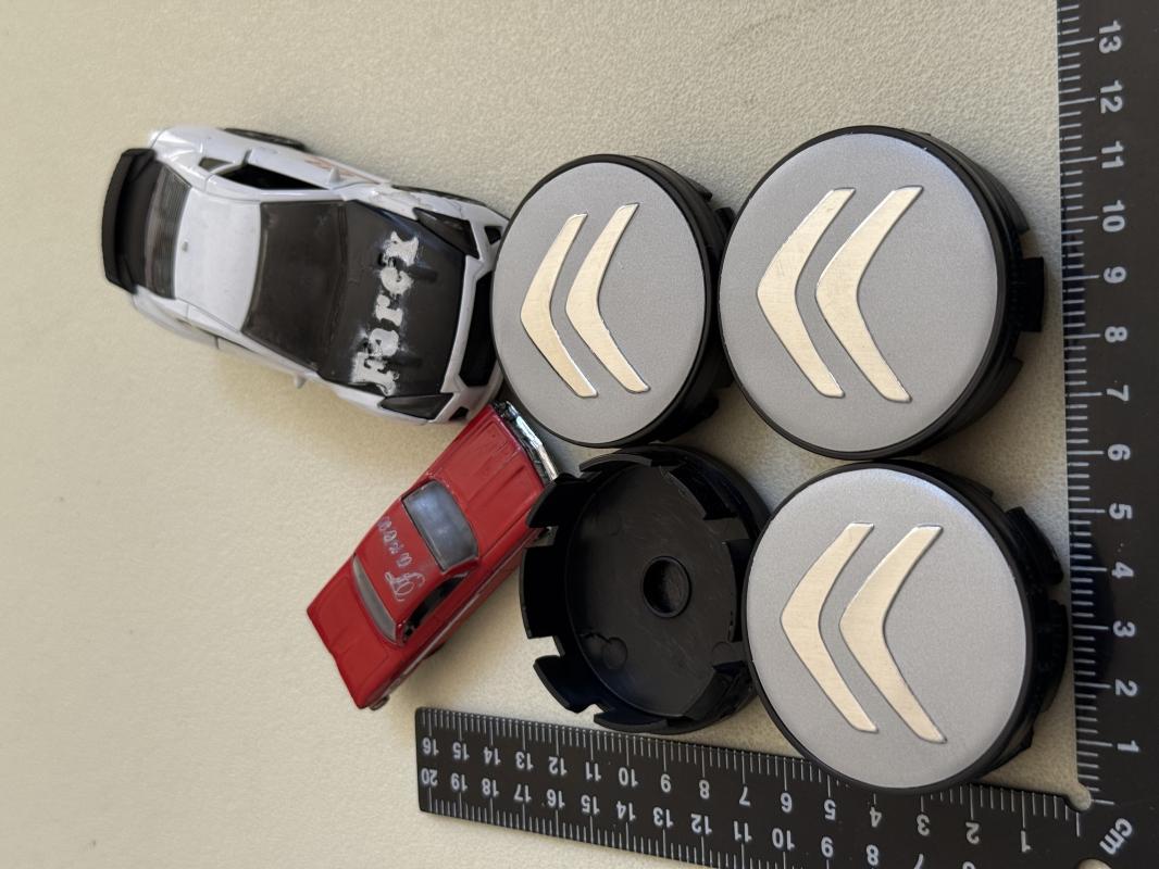 Citroen Gri Jant Kapak Arması Seti 4’lü 3M 3D ABS
