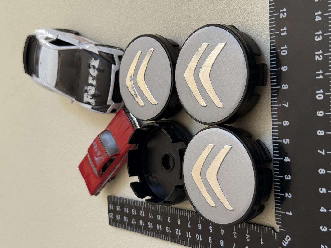 Citroen Gri Jant Kapak Arması Seti 4’lü 3M 3D ABS