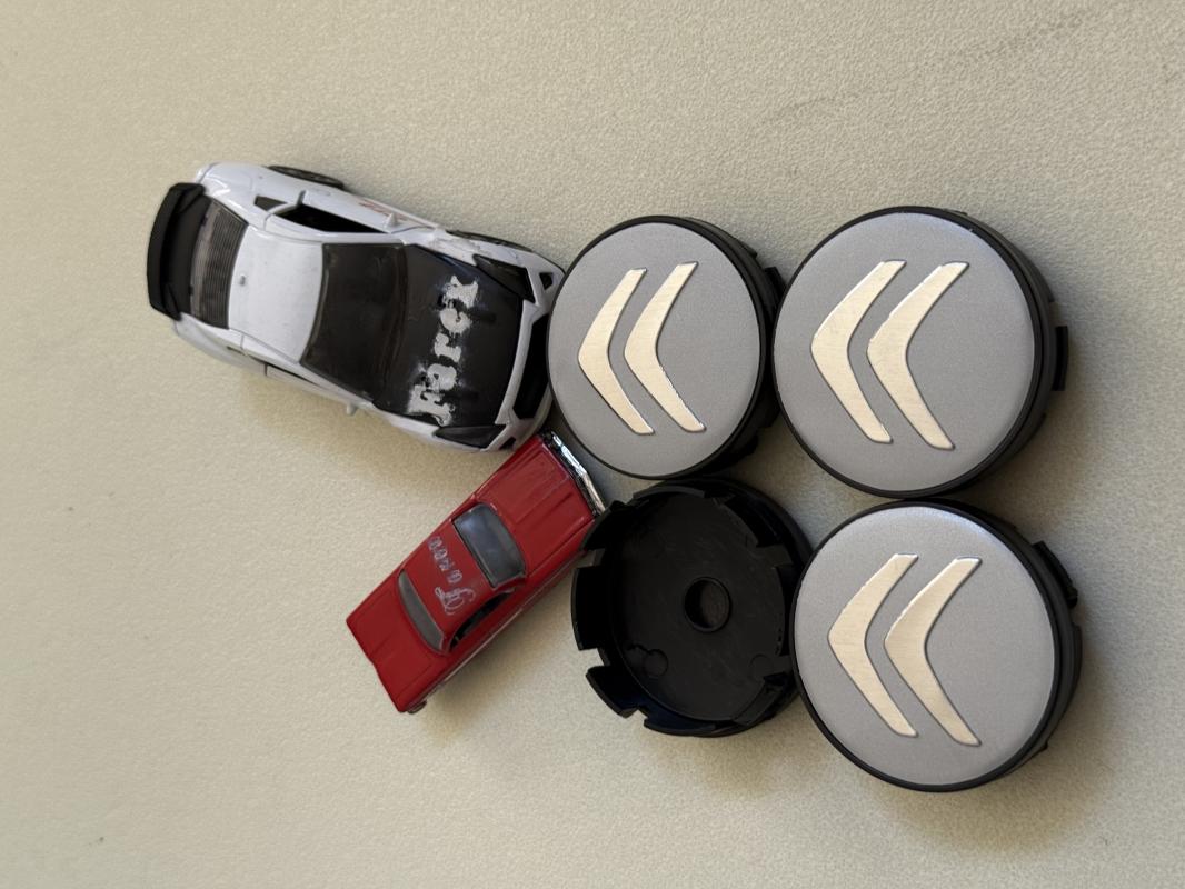 Citroen Gri Jant Kapak Arması Seti 4’lü 3M 3D ABS
