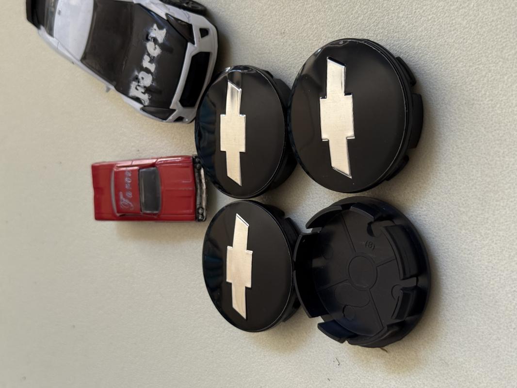 Chevrolet Piano Black Jant Kapak Arması Seti 4’lü 3M 3D ABS