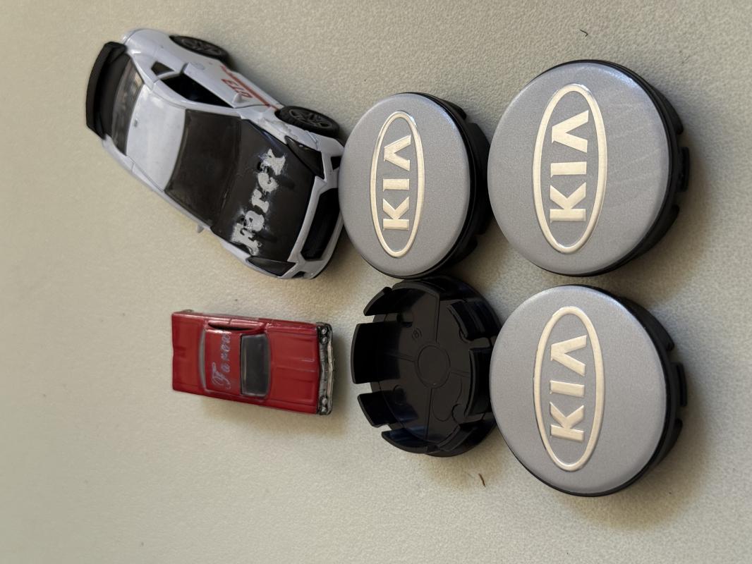 Kia Gri Jant Kapak Arması Seti 4’lü 3M 3D ABS
