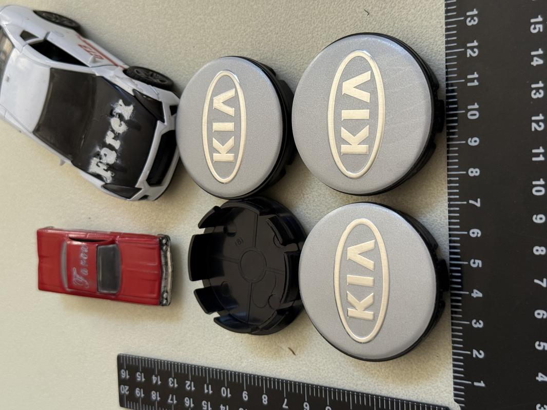 Kia Gri Jant Kapak Arması Seti 4’lü 3M 3D ABS