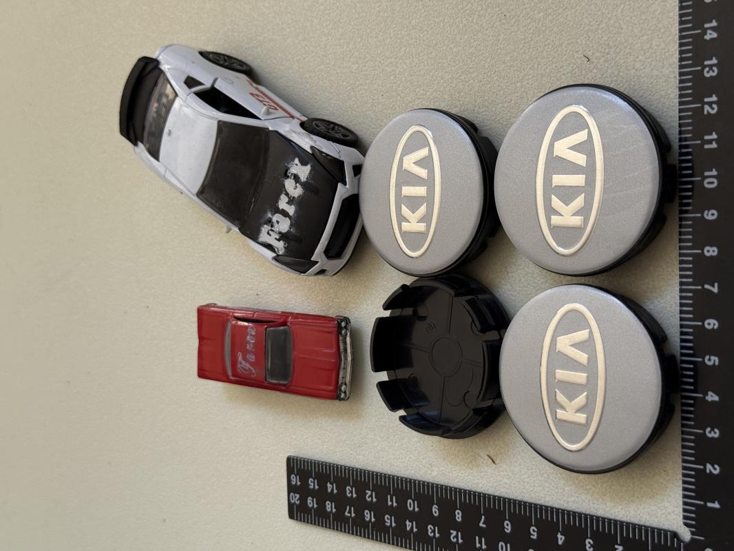 Kia Gri Jant Kapak Arması Seti 4’lü 3M 3D ABS