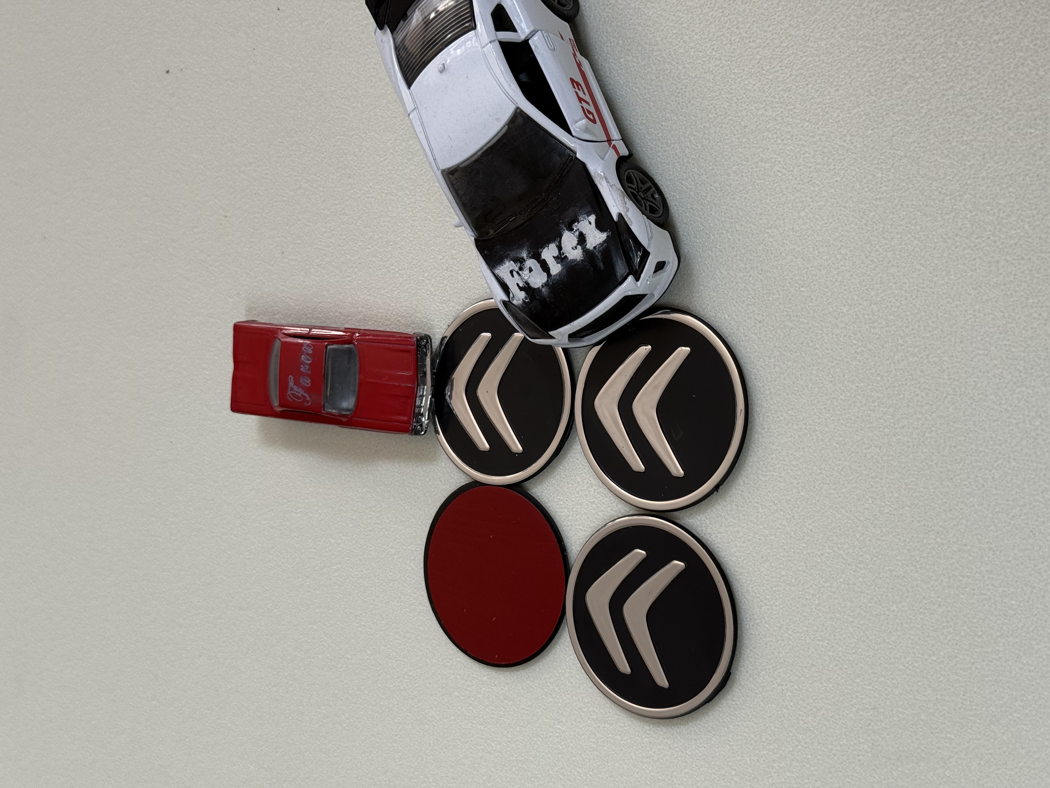Citroen Piano Black Jant Arması Sticker Seti 4’lü 3M 3D ABS