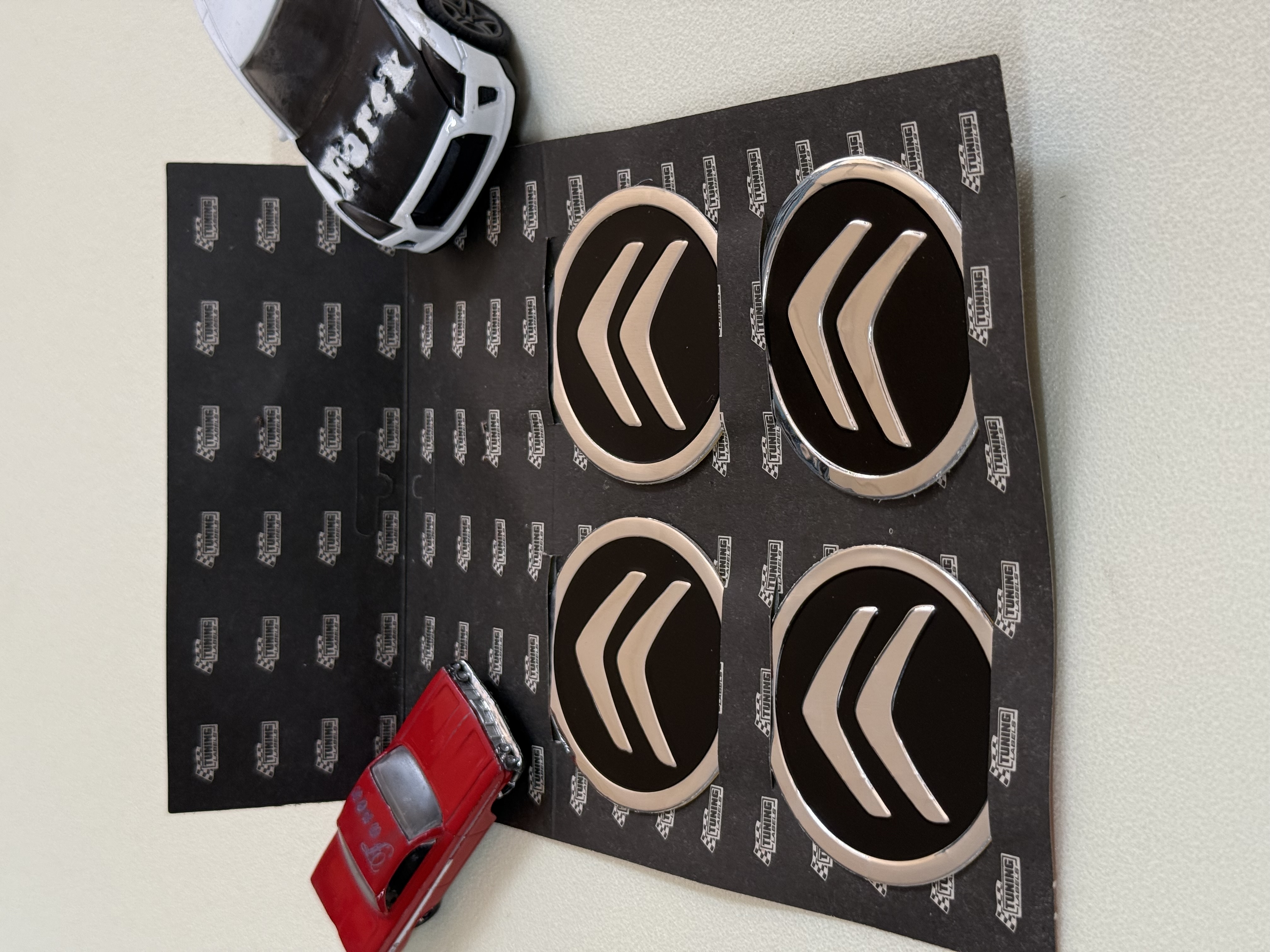 Citroen Piano Black Jant Arması Sticker Seti 4’lü 3M 3D ABS