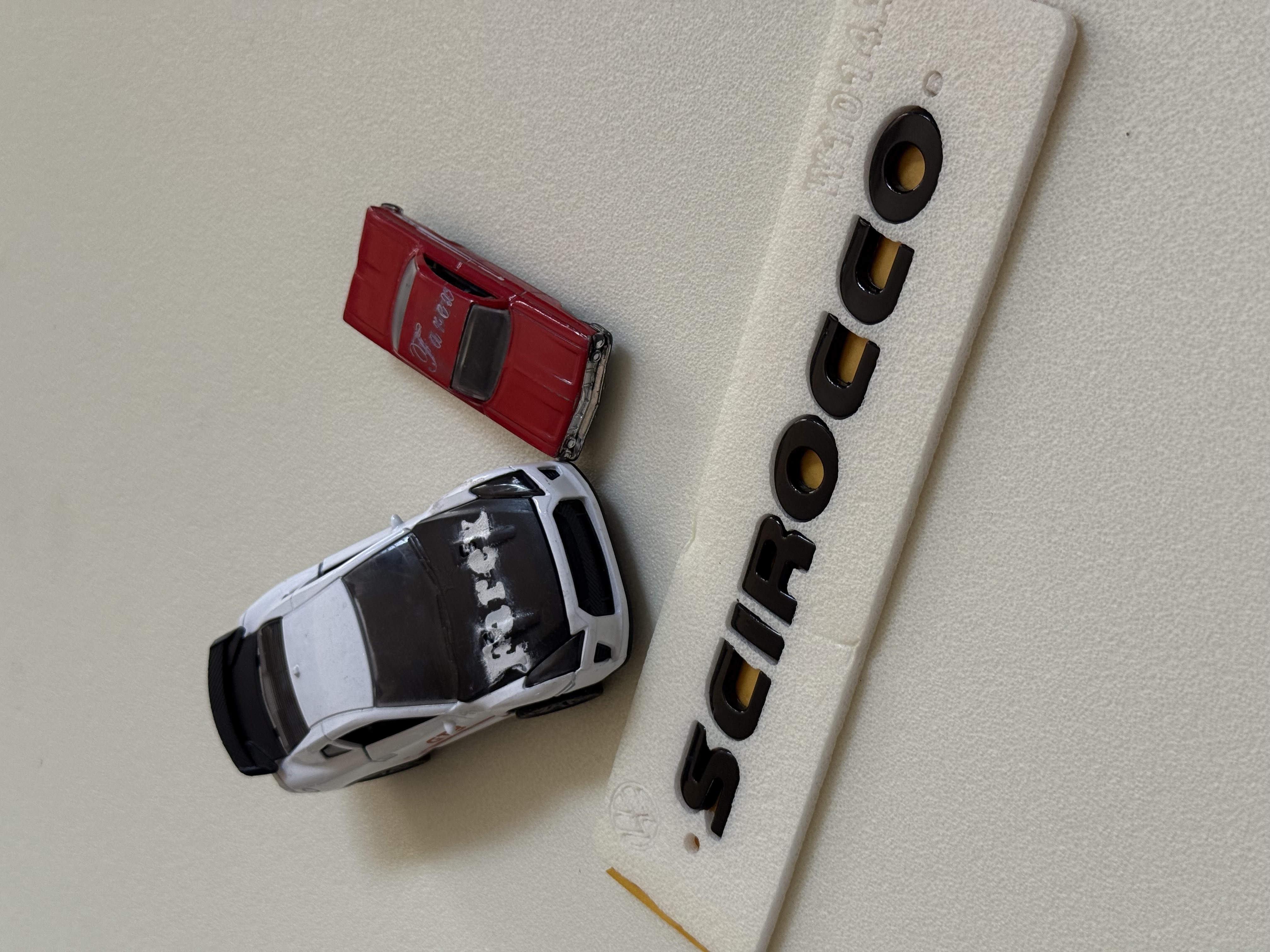 Volkswagen Scirocco Piano Black Bagaj Yazısı 3M 3D ABS
