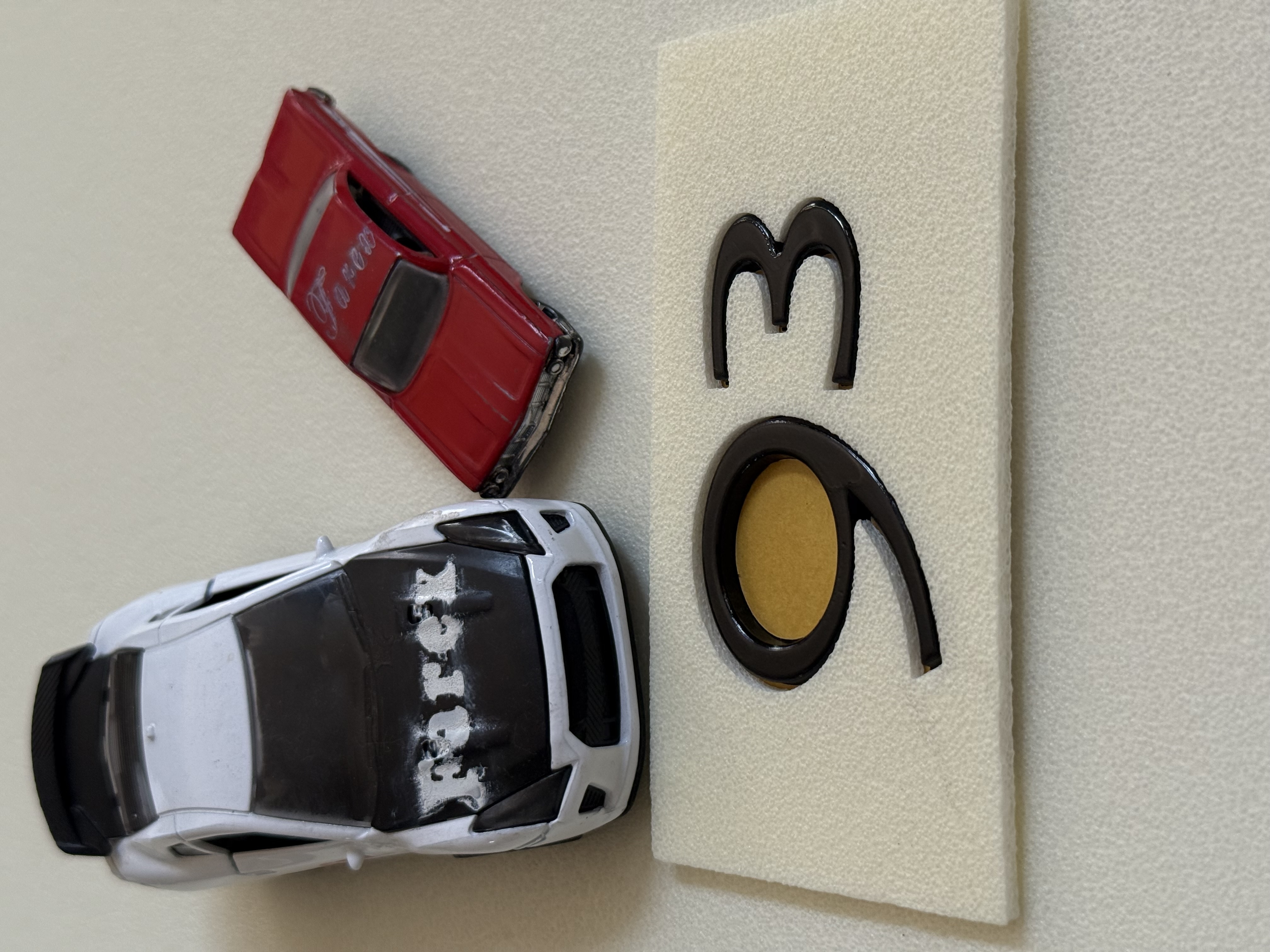 Saab 93 Piano Black Bagaj Yazısı 3M 3D ABS
