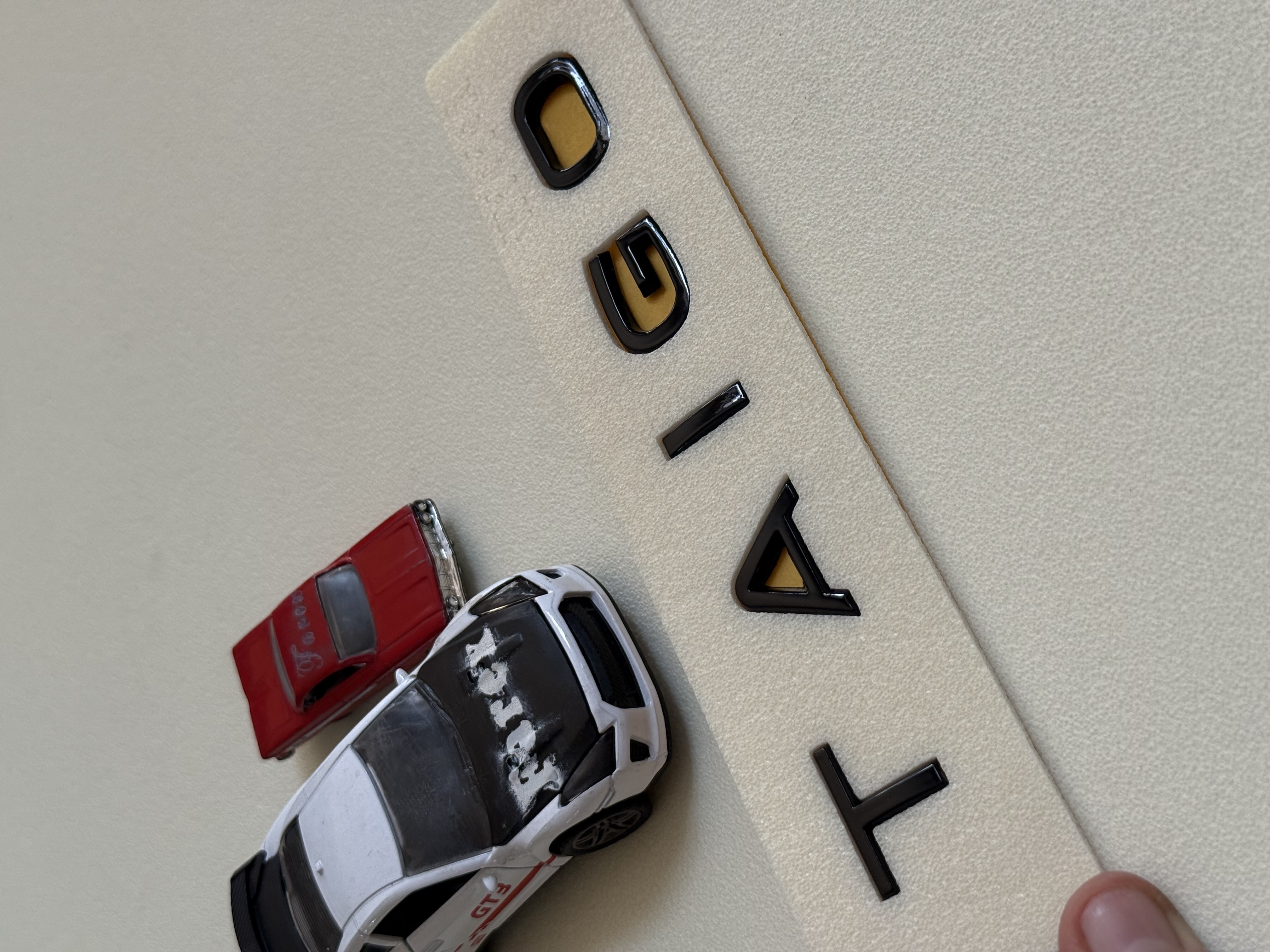 Volkswagen Taigo Piano Black Bagaj Yazısı 3M 3D ABS