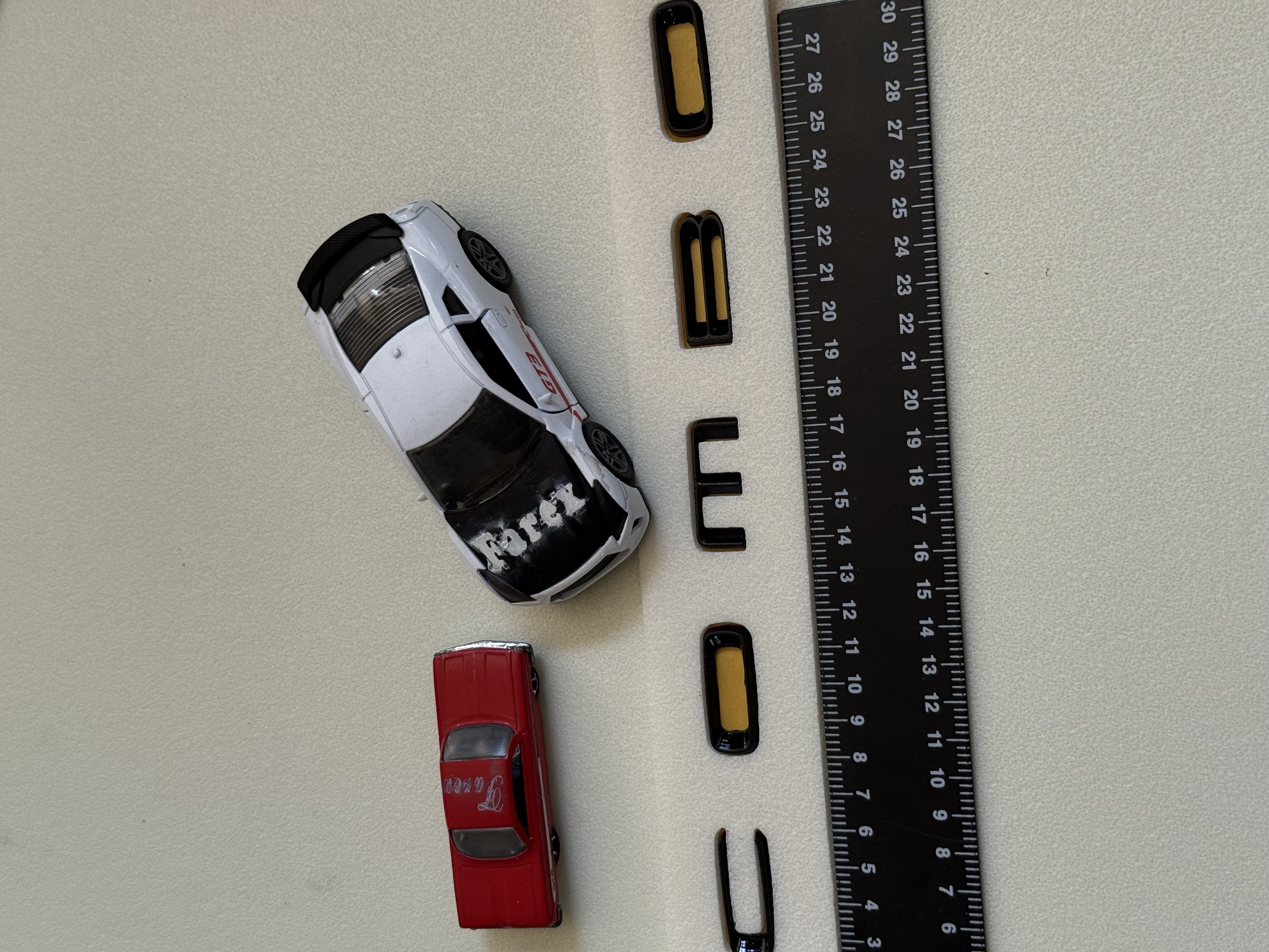 Opel Combo Yeni Nesil Bagaj Yazısı Piano Black 25cm 3M 3D ABS