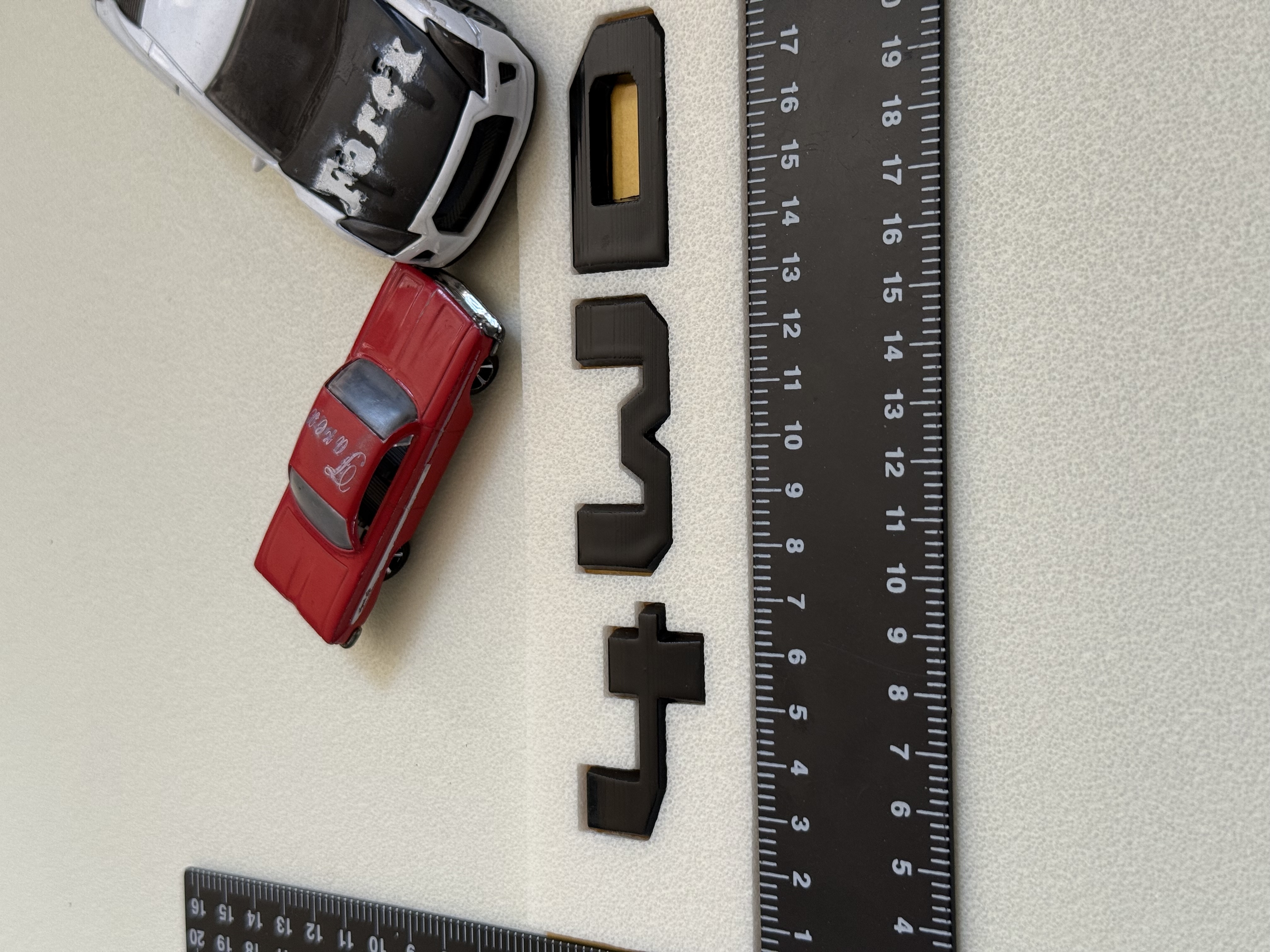 Ford Ranger Wildtrak 4WD Bagaj Yazısı Piano Black 3M 3D ABS